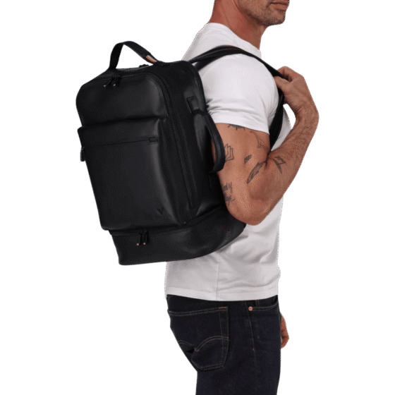 Brando James 3418 Milti compartment laptop backpack black ifestyle png