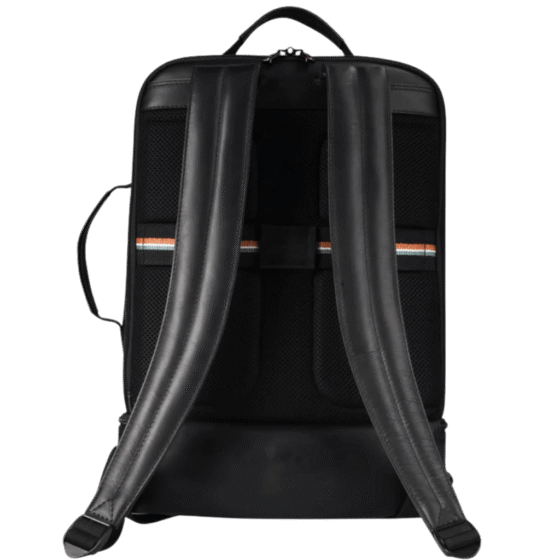 Brando James 3418 Milti compartment laptop backpack black rear png