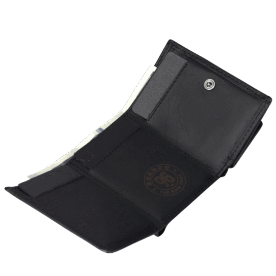 Brando James Leather TRifold Wallet 6667 black interior1 png