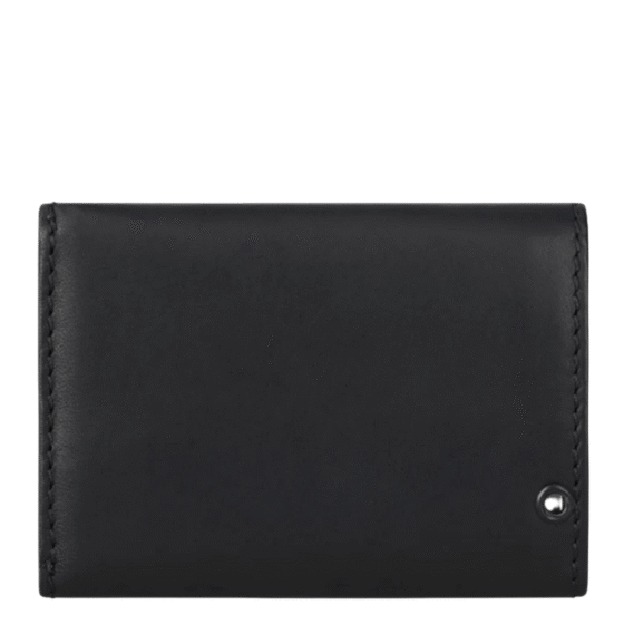 Brando James Leather TRifold Wallet 6667 black rear png