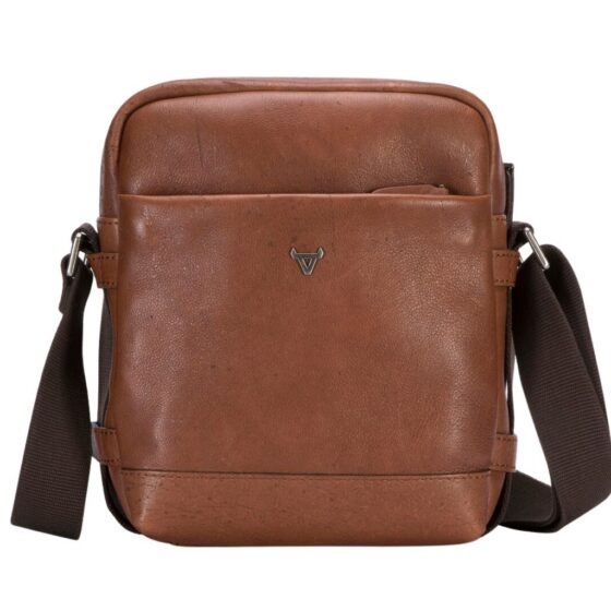 Brando Kudu Impala Leather Crossbody 2276 Brown Front