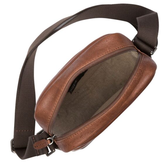 Brando Kudu Impala Leather Crossbody 2276 Brown Interior