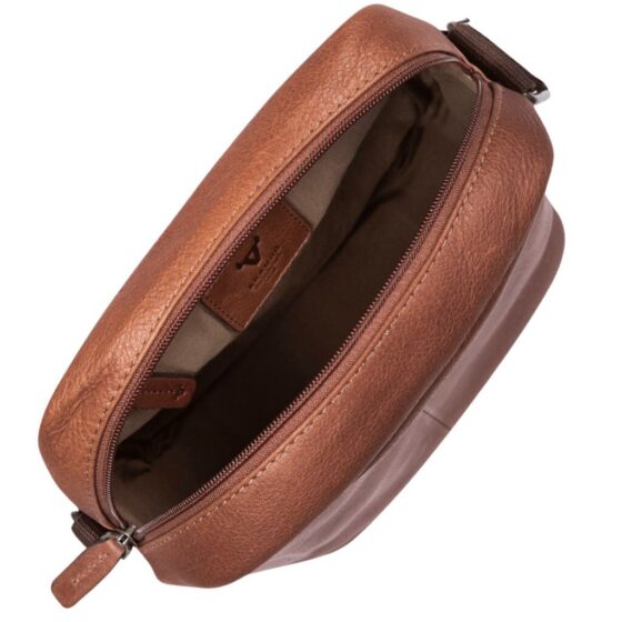 Brando Kudu Impala Leather Crossbody 2276 Copper Interior