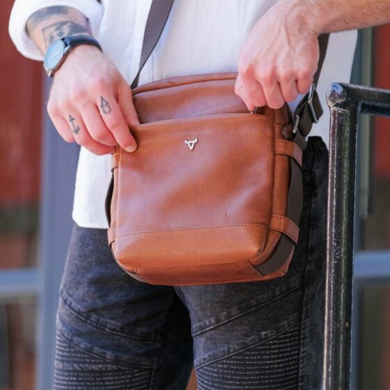 Brando Kudu Impala Leather Crossbody 2276 Lifestyle2