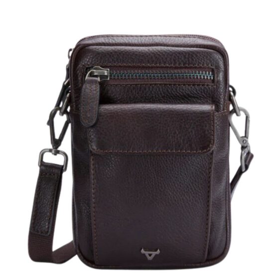 Brando Kudu Leather 2275 Gents Organiser brown front jpg