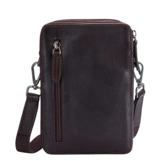 Brando Kudu Leather 2275 Gents Organiser brown rear jpg