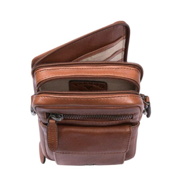 Brando Kudu Leather 2275 Gents Organiser copper interior2 jpg