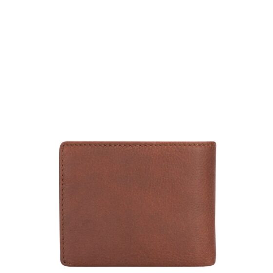 Brando Kudu Leather Wallet 7335 Copper Brown Rear