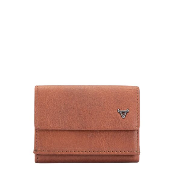 Brando Kudu Leather 7332 Folding Wallet Copper Brown Front