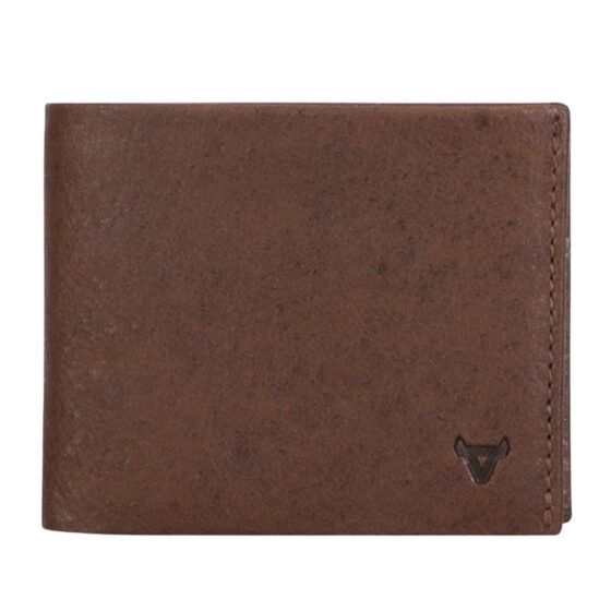 Brando Oryx Leather Multicard wallet 7335 Brown front1 jpg