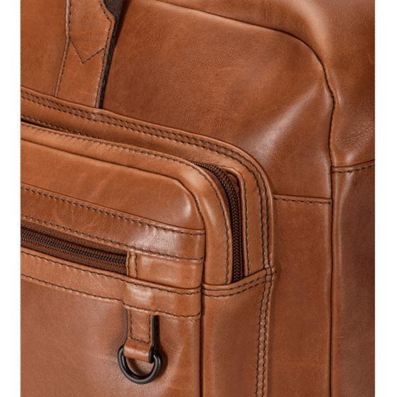 Brando Winchester 3185 Leather Duffle medium tan detail png
