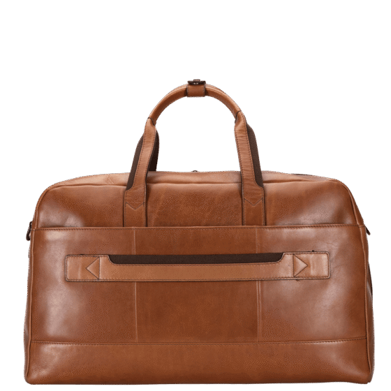 Brando Winchester 3185 Leather Duffle medium tan rear png