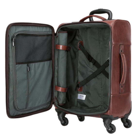 Brando Winchester 3187 Leather Carry on brown interior png