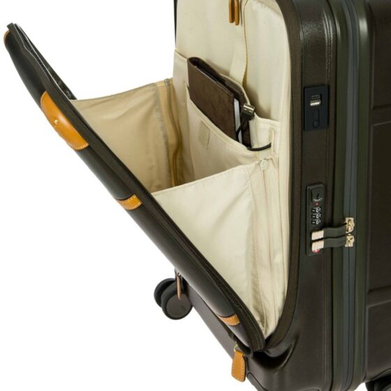 Brics Bellagio 55cm Carry On Organiser Bbg28312 Black Laptop