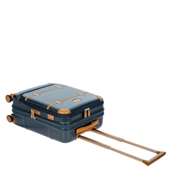 Brics Bellagio 55cm Carry On Front Organiser Pocket Blue Flta Down