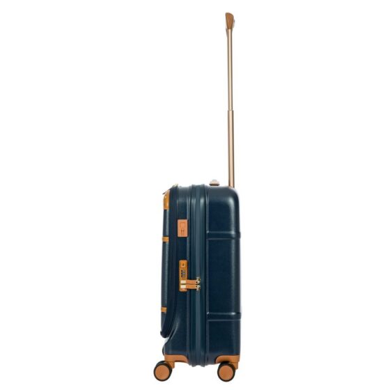 Brics Bellagio 55cm Carry On Front Organiser Pocket Blue Side