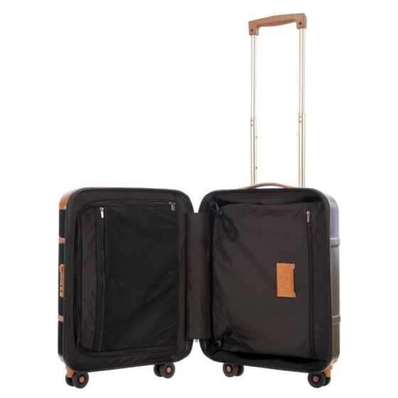 Brics Bellagio Spinner Luggage BGB28301 55cm black interior2 jpg