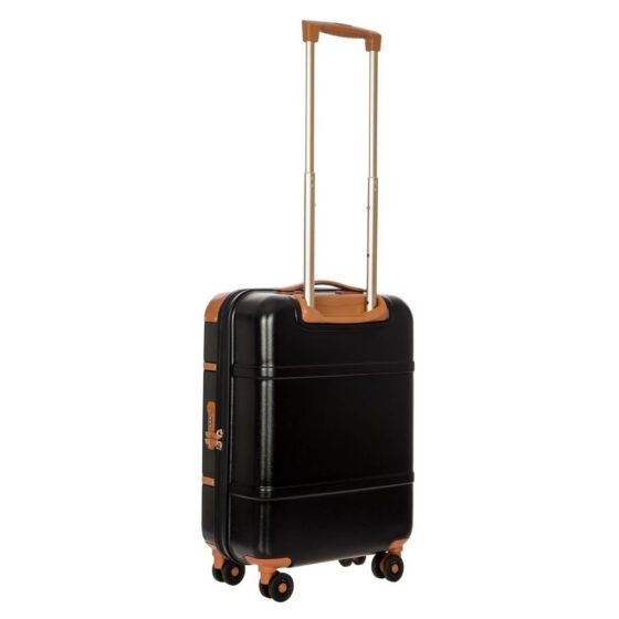 Brics Bellagio Spinner Luggage BGB28301 55cm black rear3qrtr jpg