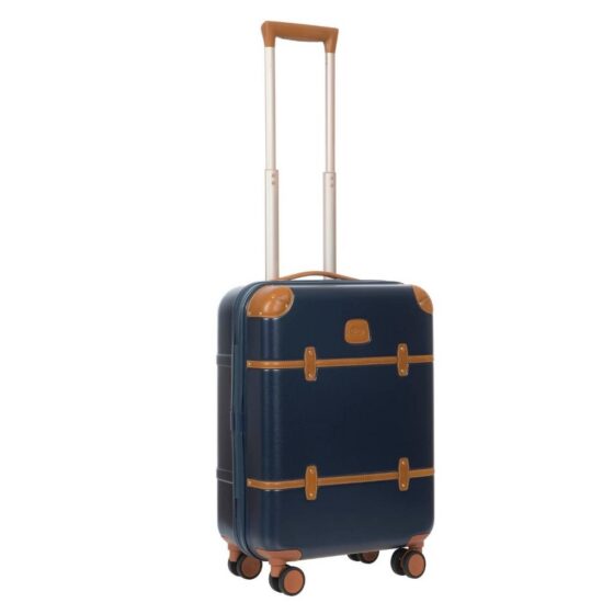 Brics Bellagio Spinner Luggage BGB28301 55cm blue front3qrtr jpg
