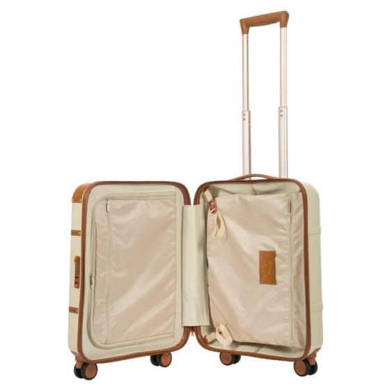 Brics Bellagio Spinner Luggage BGB28301 55cm cream interior1 jpg