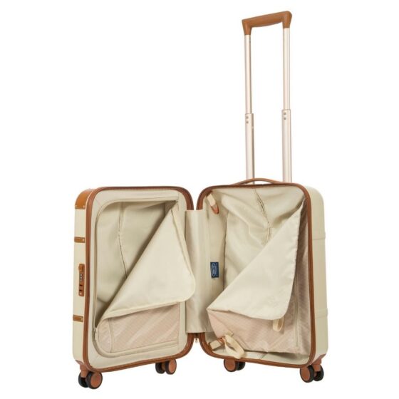 Brics Bellagio Spinner Luggage BGB28301 55cm cream interior2 jpg