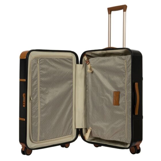 Brics Bellagio Spinner Luggage BGB28303 71cm black interior1 jpg
