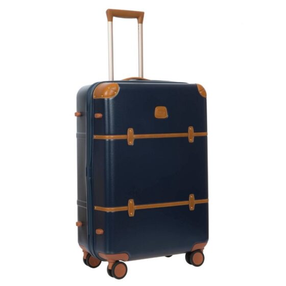 Brics Bellagio Spinner Luggage BGB28303 71cm blue front3qrtr jpg