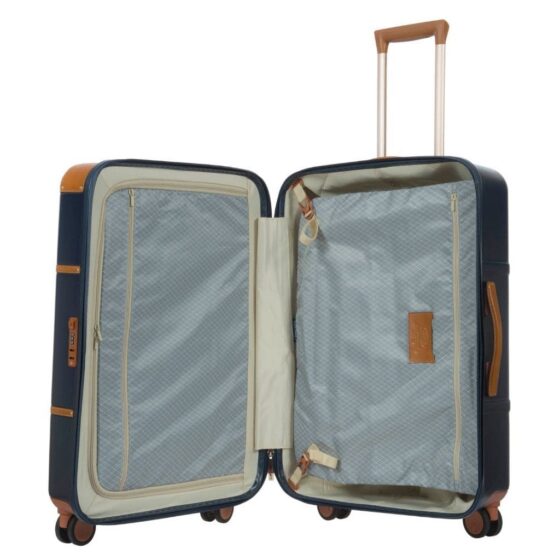 Brics Bellagio Spinner Luggage BGB28303 71cm blue interior1 jpg