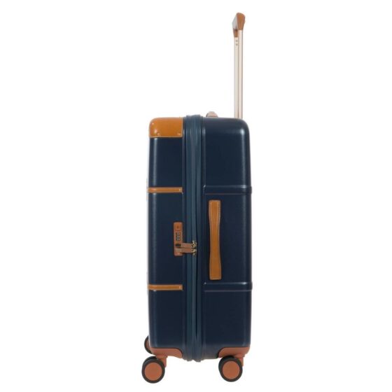 Brics Bellagio Spinner Luggage BGB28303 71cm blue side jpg