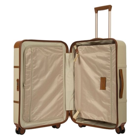 Brics Bellagio Spinner Luggage BGB28303 71cm cream interior1 jpg
