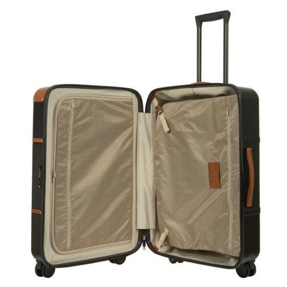 Brics Bellagio Spinner Luggage BGB28303 71cm olive interior1 jpg