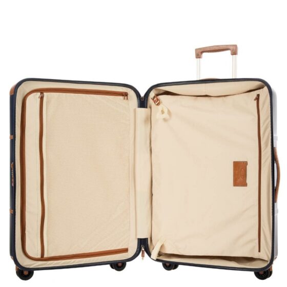 Brics Bellagio Spinner Luggage BGB28304 76cm blue interior1 jpg