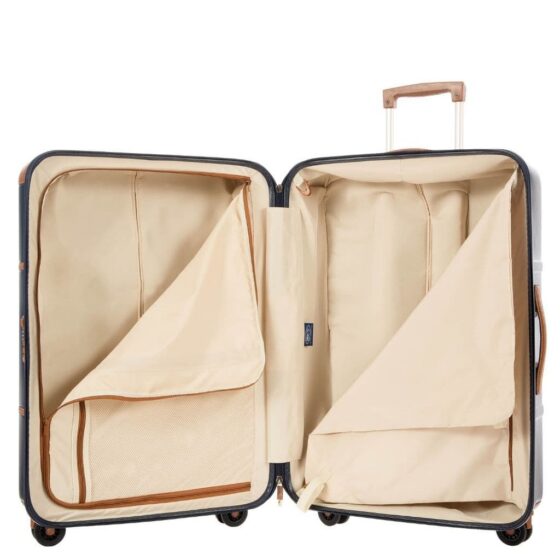 Brics Bellagio Spinner Luggage BGB28304 76cm blue interior2 jpg