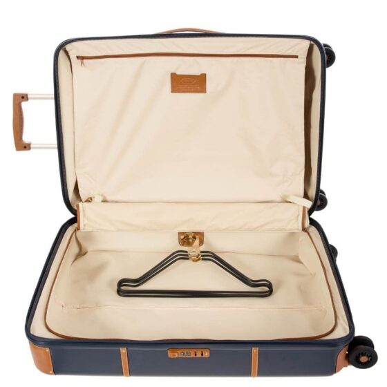 Brics Bellagio Spinner Luggage BGB28304 76cm blue interior3 jpg