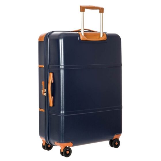 Brics Bellagio Spinner Luggage BGB28304 76cm blue rear3qrtr jpg
