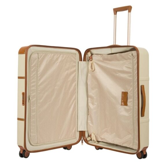 Brics Bellagio Spinner Luggage BGB28304 76cm cream interior1 jpg