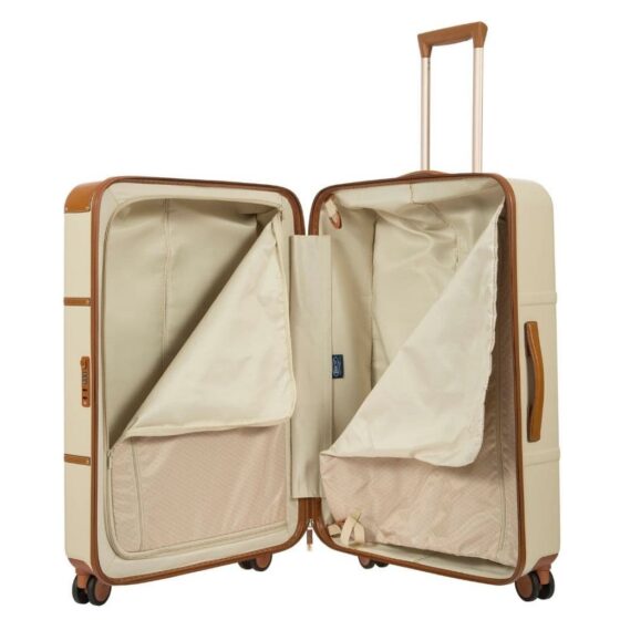 Brics Bellagio Spinner Luggage BGB28304 76cm cream interior2 jpg