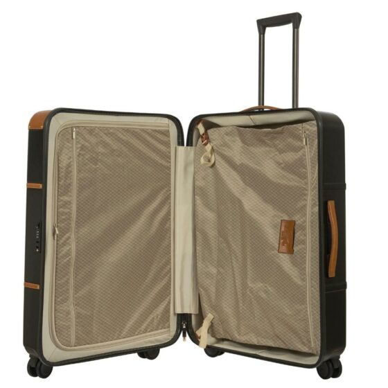 Brics Bellagio Spinner Luggage BGB28304 76cm olive interior jpg