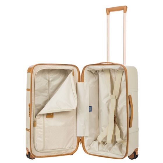 Brics Bellagio Trunk Spinner Luggage 28314 65cm Cream Interior