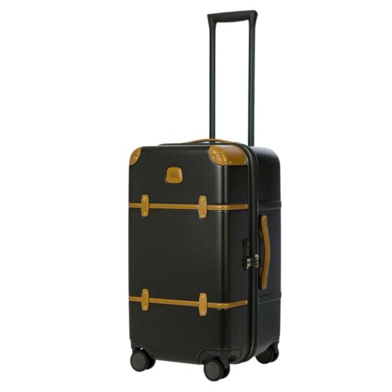 Brics Bellagio Trunk spinner Luggage 28314 65cm olive front3qrtr2 jpg