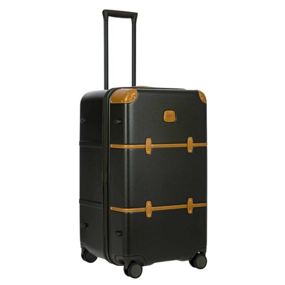 Brics Bellagio Trunk spinner Luggage 28315 74cm olive front3qrtr jpg