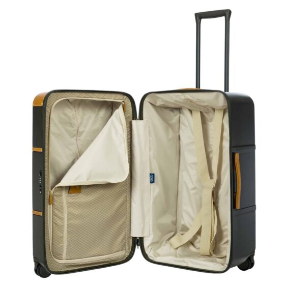 Brics Bellagio Trunk spinner Luggage 28315 74cm olive interior2 jpg