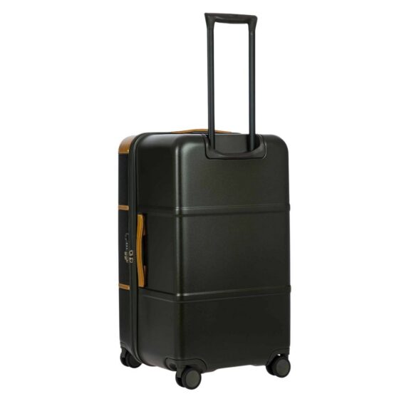 Brics Bellagio Trunk spinner Luggage 28315 74cm olive rear3qrtr jpg