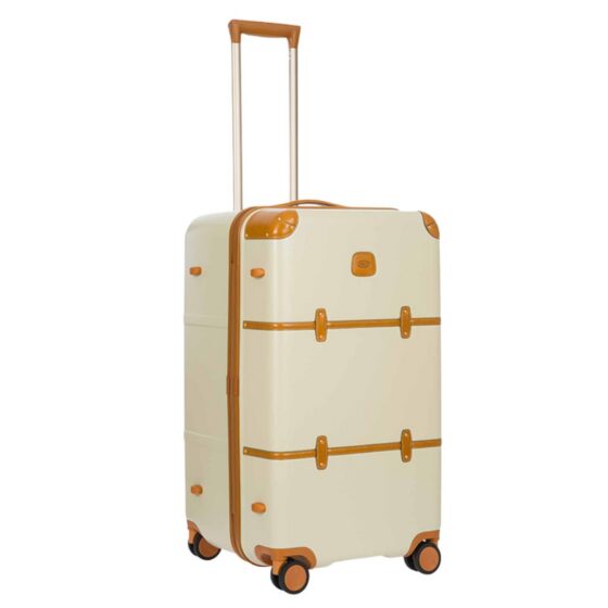 Brics Bellagio Trunk Spinner Luggage 28315 Cream 74cm Front3qrtr