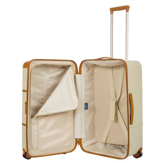 Brics Bellagio Trunk Spinner Luggage 28315 Cream 74cm Interior