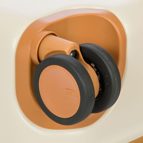 Brics Bellagio Trunk Spinner Luggage Cream Wheel