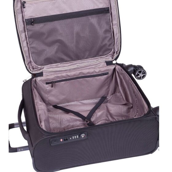 Cellini Smartcase Business Carry On Black 18351 Interior