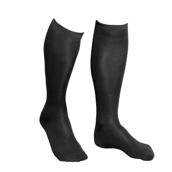 CEllini Travel essentials Flight Socks Med Lrg Black main jpg
