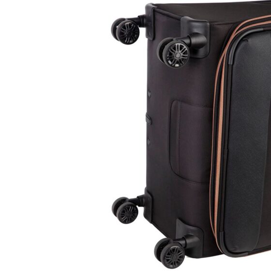 Cellini Allure Spinner Luggage Black 465 Check In Wheels