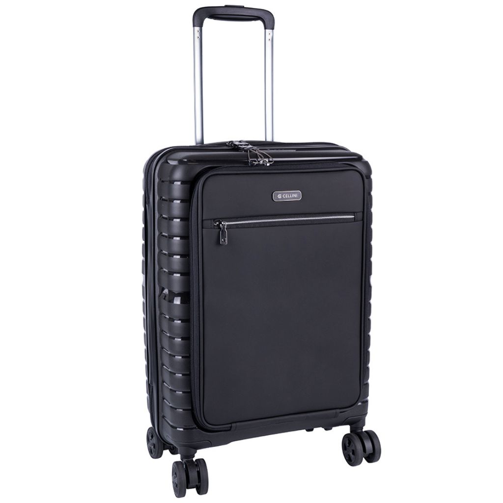 Cellini Bizlite Easy access 55cm Spinner 840 black front3qrtr jpg